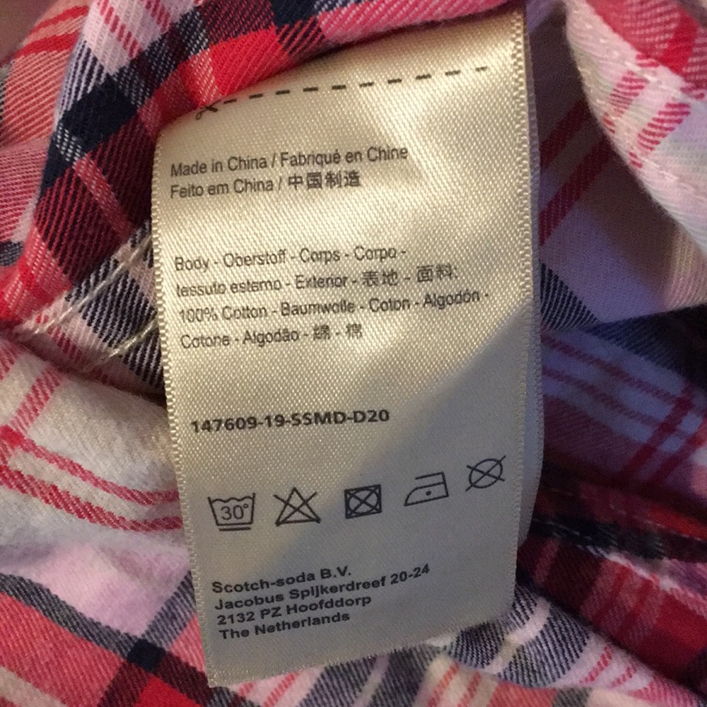 Lightweight Plaid Flannel Shirt - Picture 8 of 8